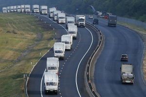 LeFigaro - Ukraine : le convoi russe force le passage à la frontière