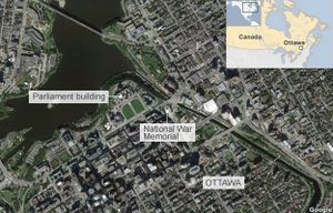 BBC - Ottawa shootings: Soldier killed and city on lockdown