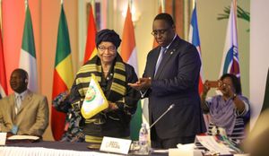 rfi - La présidente du Liberia Ellen Johnson Sirleaf nommée présidente de la Cédéao