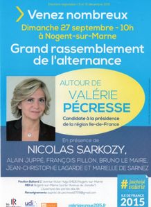Grand rassemblement de l'alternance autour de Valérie Pécresse, dimanche au pavillon Baltard à Nogent-sur-Marne.