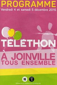 Joinville-le-Pont se mobilise pour le TELETHON 2015