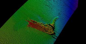  Le robot Munin a photographié le mannequin de Nessie à 130 mètres sous la surface depuis 1970.  Kongsberg Maritime
