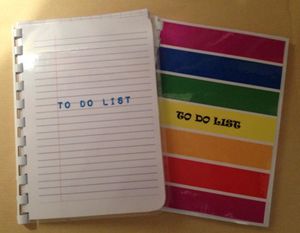 Carnets TO DO LIST de rentrée !!!