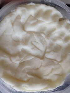 Montrer pâte blanche ....