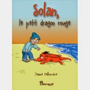 L'avis du blog "Au fil des pages" pour le livre de Jeanne Delhombre, Solan, le petit dragon rouge