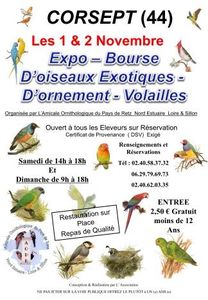 Bourse aux oiseaux exotiques à CORSEPT
