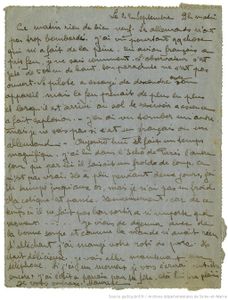 Lettre d'un poilu