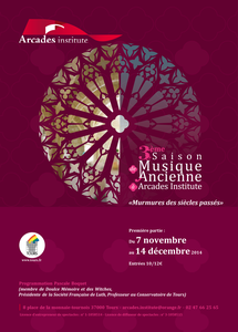 Très prochainement à Arcades Institute ...