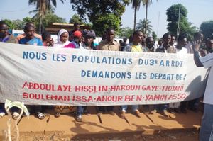 Centrafrique : Les habitants du Km5 réclament le départ de cinq cadres du FPRC du secteur