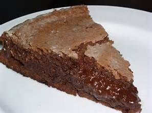 part de gâteau au chocolat