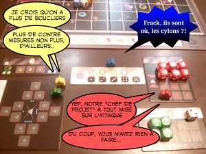 Space cadet - Duel Dice : Leçon de management dans l'espace
