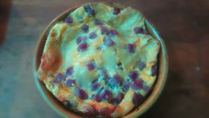 Clafoutis au jambon et emmenthal