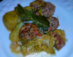 Fricassée de chou façon potée