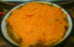 Parmentier de canard à la patate douce