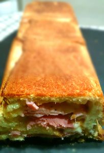 Croque cake jambon emmental