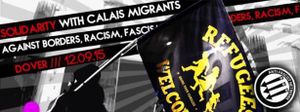 Douvres : manifestation de solidarité avec les migrants de Calais