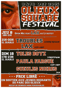 Festival de soutien aux migrants du parc des Olieux