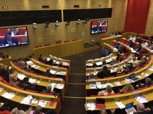 Salle de réunion de travail au Sénat