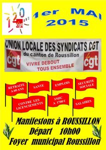 L'affiche à Roussillon