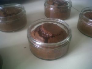 Fondants au chocolat très ... fondant !