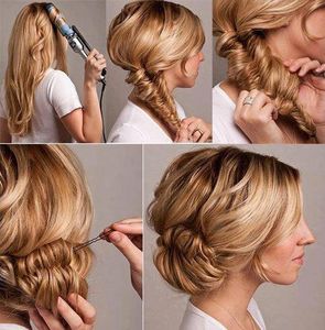 Tuto tresse épi de blé revisitée façon chignon