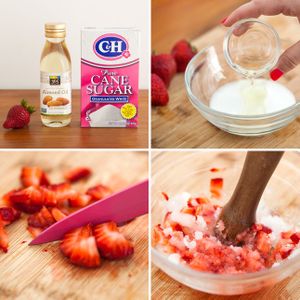 Gommage au fraises