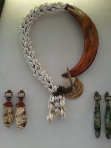 Collier ethnique cauris