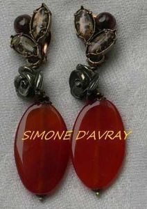 Boucles d'oreilles clips.