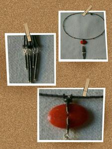 Collier en corail ancien.