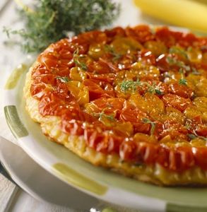 Tatin de tomates cerises