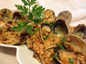 Fregola sardes aux palourdes