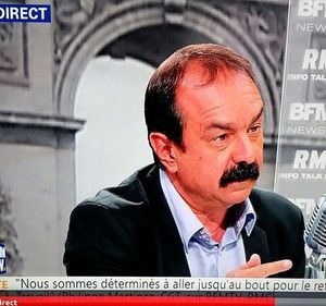Raffineries : pour Philippe Martinez (CGT) le déblocage de Fos-sur-Mer est illégal...