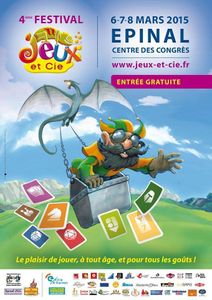 FESTIVAL JEUX ET Cie, 4ème édition - 6, 7, 8/03 au Centre des Congrès d'Épinal