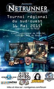 TOURNOI ANDROID NETRUNNER - Samedi 16/05 à la ludothèque de Bouliac