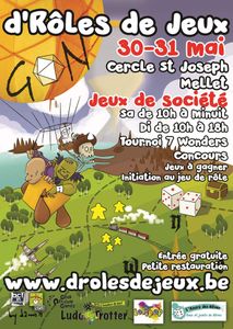 D'RÔLES DE JEUX 2ème éd. - Du 30 au 31/05 à La Guilde de l'Opale Noire (Mellet)
