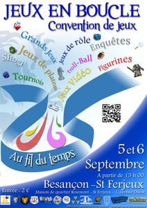 JEUX EN BOUCLE - Du 5 au 6/09 à Besançon