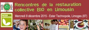 Rencontre de la restauration collective BIO en Limousin