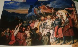 Charlemagne accepta à Paderborn la soumission de Wittekind (785)