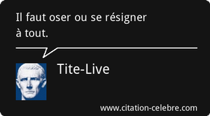 Résignation ?