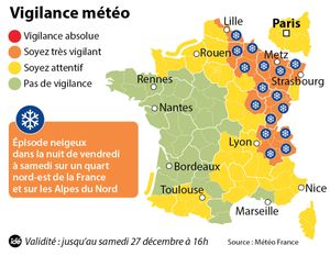 Alerte Météo Neige et Verglas Dans 19 Départements