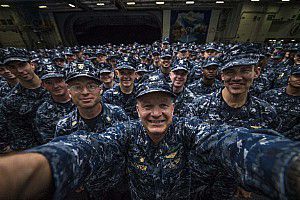 George Washington Frocks New Generation of Petty Officers