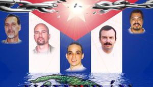Les cinq antiterroristes cubains rendent hommage aux combattants internationalistes tombés en Afrique