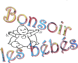 gif bonsoir les bébés by Hookinette