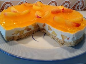 Cheescake aux abricots