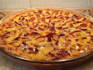 Tarte aux pèches