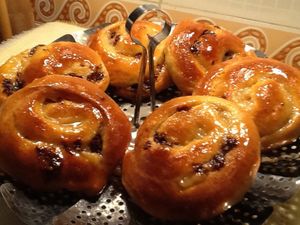 Brioches au chocolat