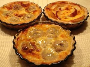 Mini tarte aux pommes / bananes