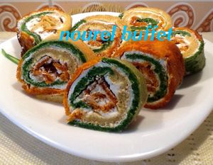 Roulé aux trois saveurs