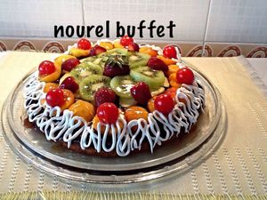Gateau au chocolat fondant et au fruits