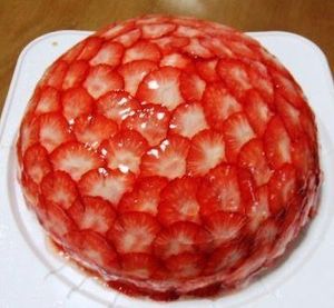 Gateau aux fraises